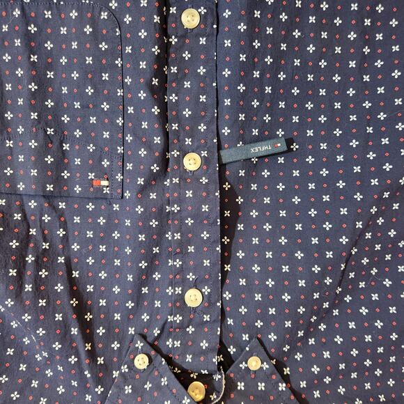 Tommy Hilfiger Men's Long Sleeve Dress Shirt Size S - Picture 2 of 7